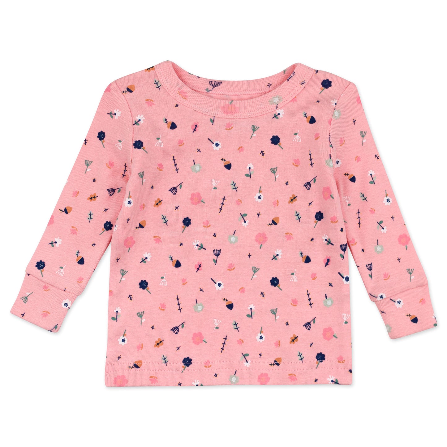 4-Piece Organic Cotton Pajama Set in Squirrel Print