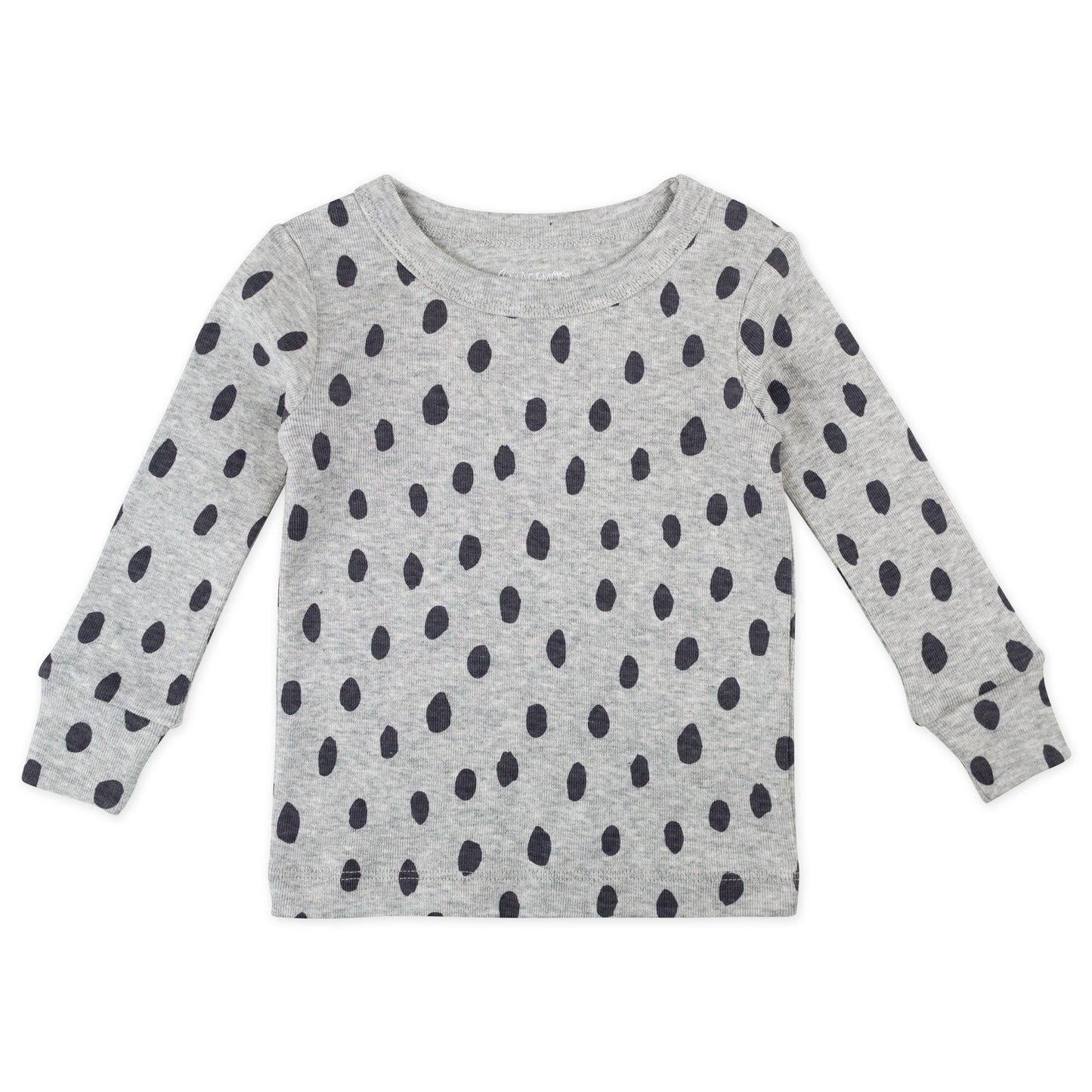 4-Piece Pajama Print Set in Animal and Dot Print