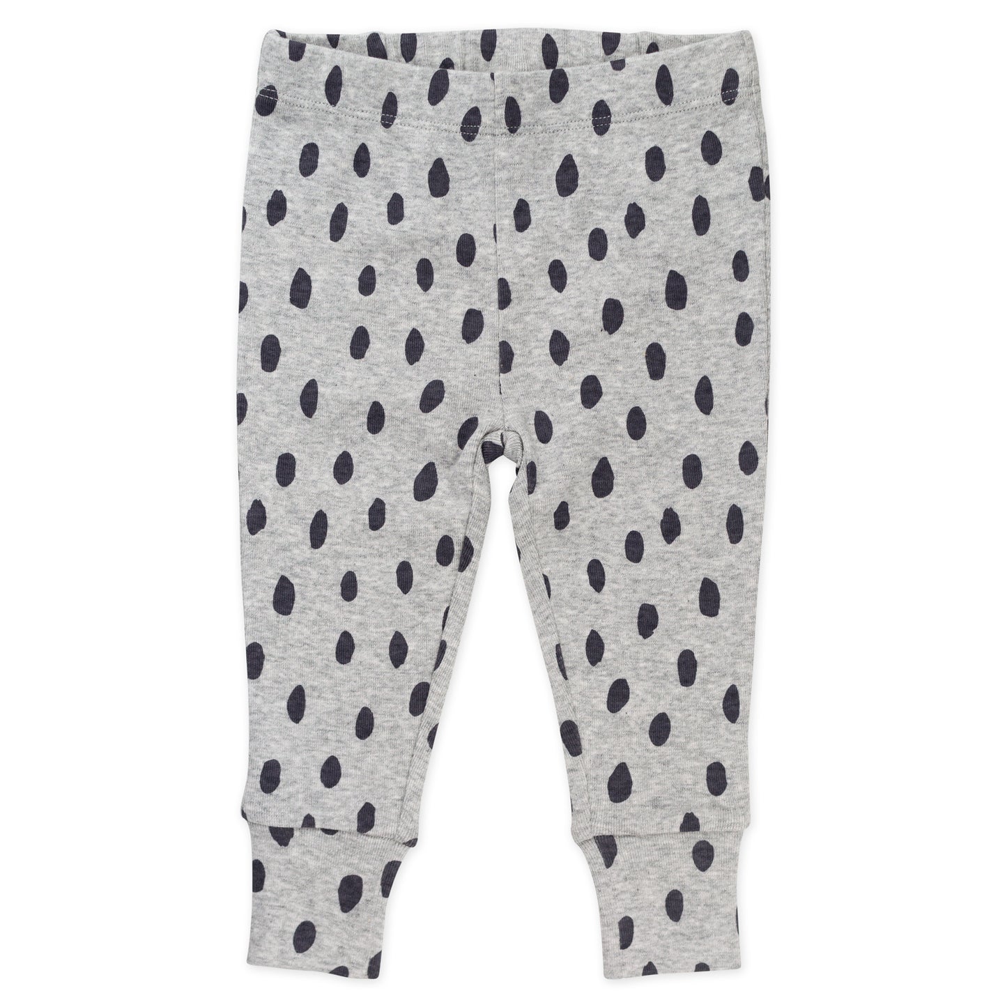 4-Piece Pajama Print Set in Animal and Dot Print