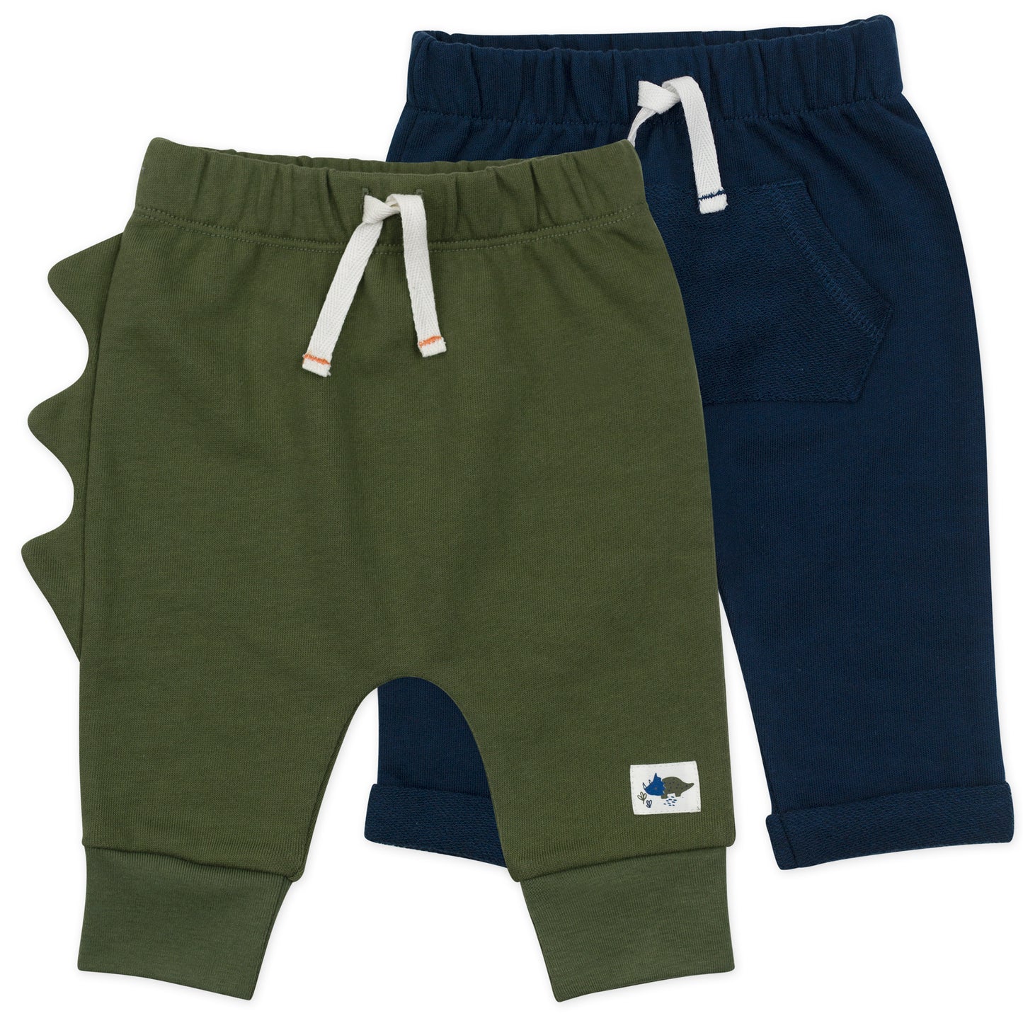 2-Pack Organic Cotton Pant in Dinosaur Print