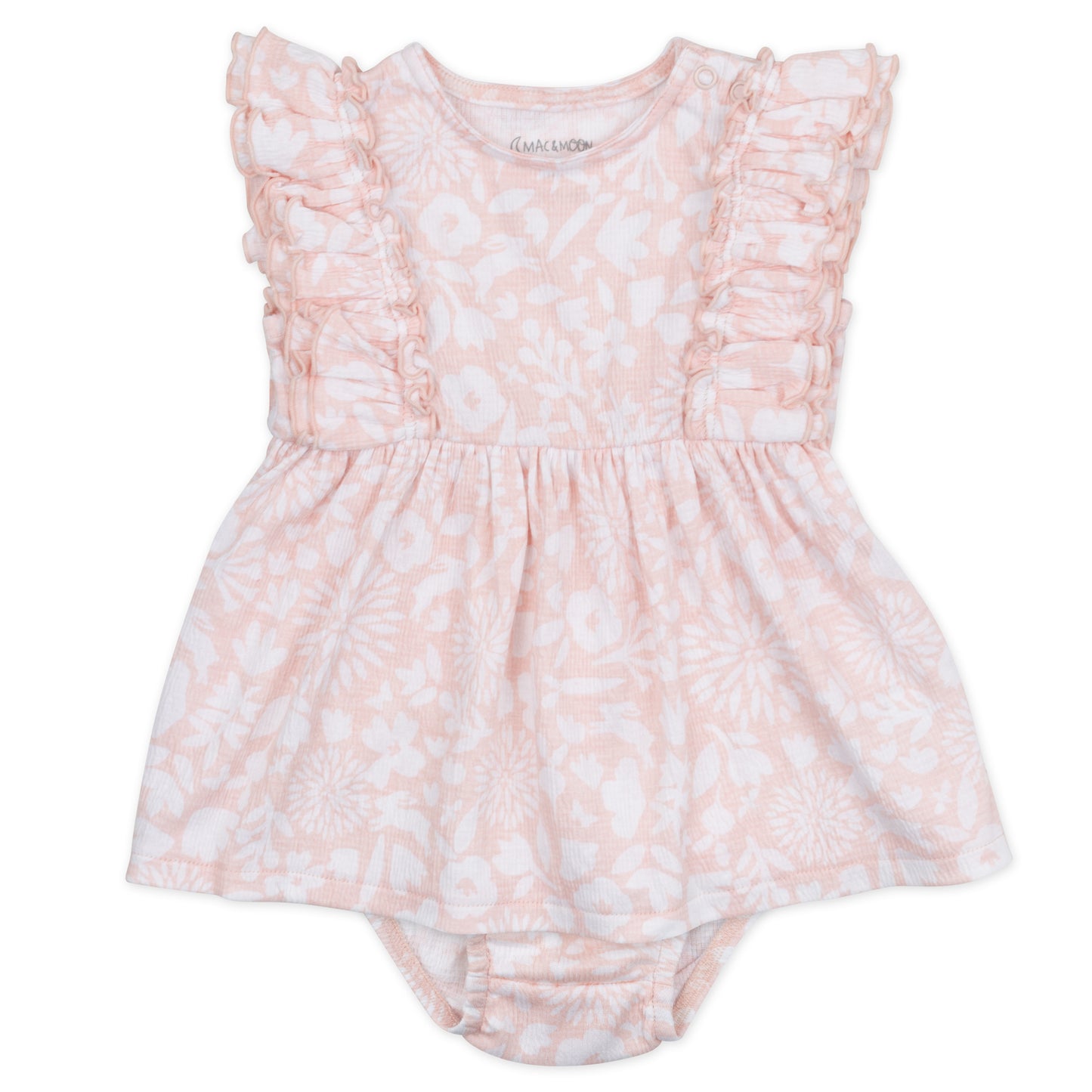2-Piece Dress Set in Bunny Floral Print