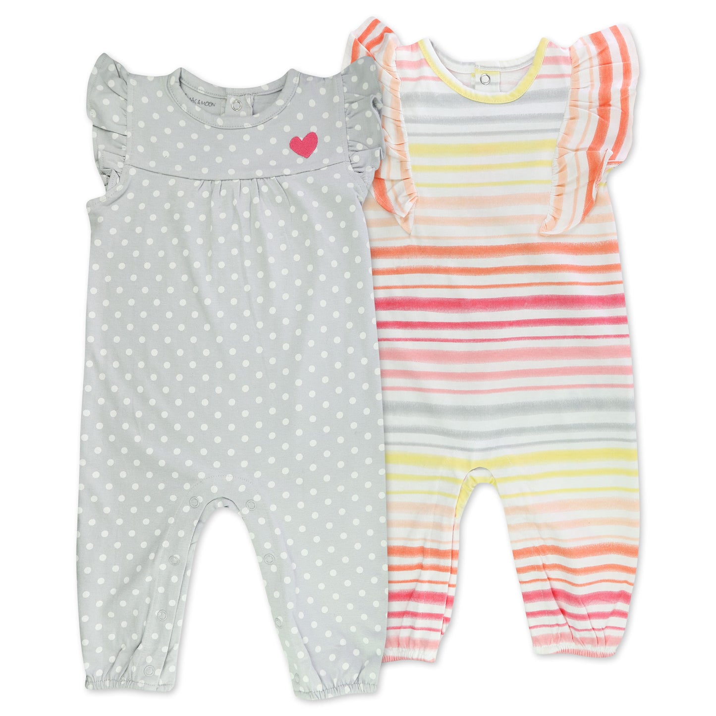 Organic Cotton 2-Pack Coverall in Caturday Print