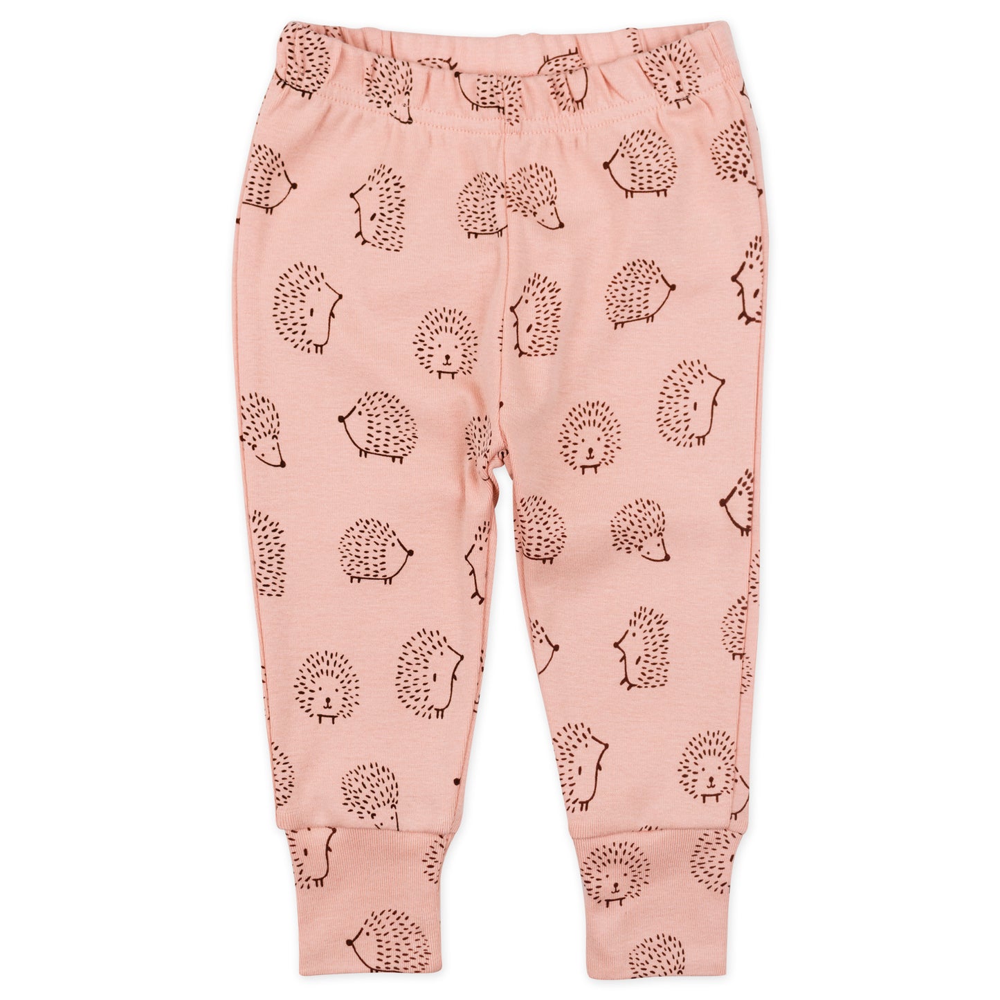 4-Piece Organic Pajama Set in Hedgehog Print