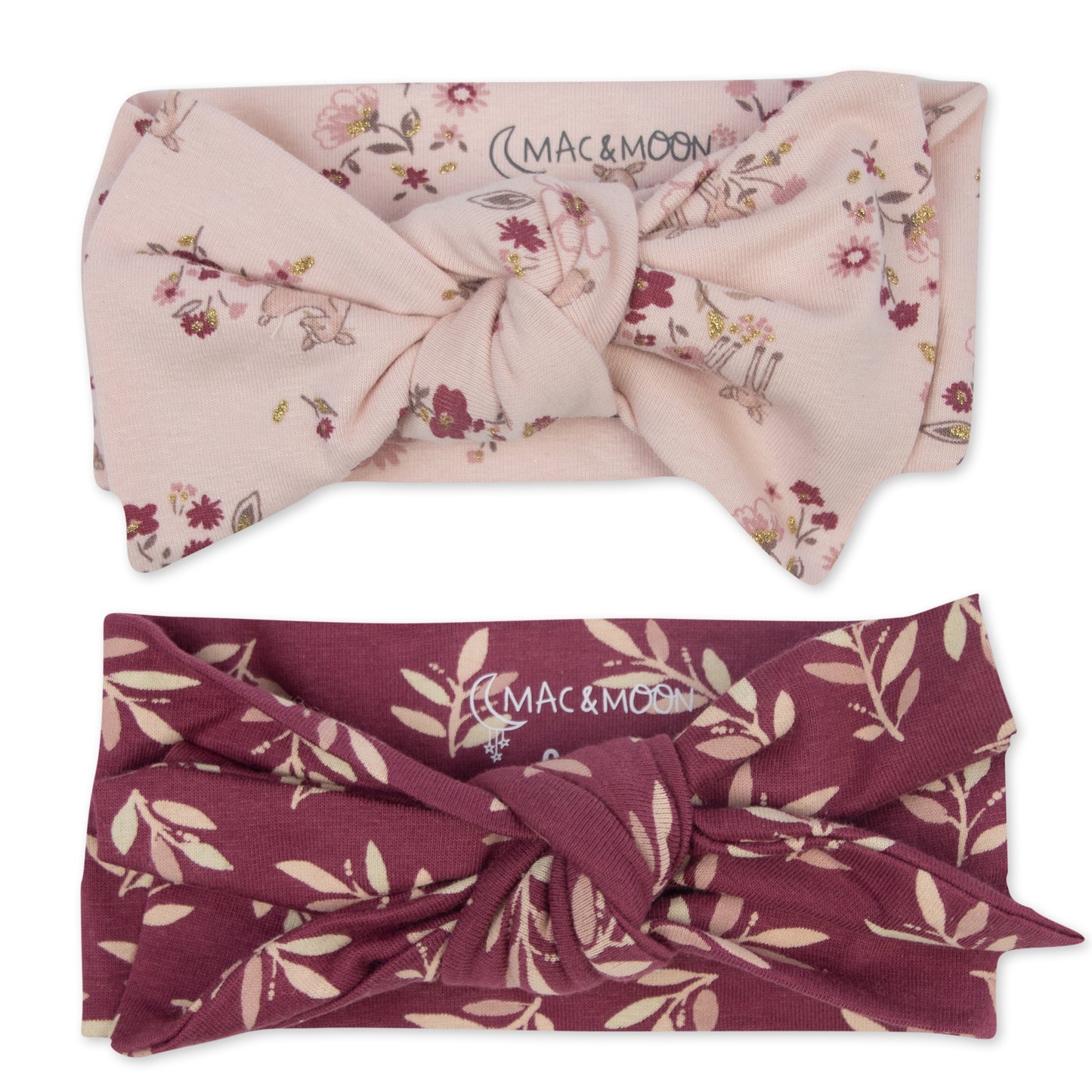 Pink and Floral 2pk Headband