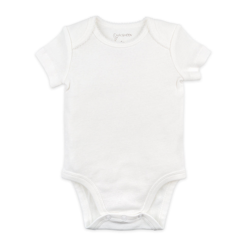 4-Pack Organic Cotton Bodysuit in Rainbow Print