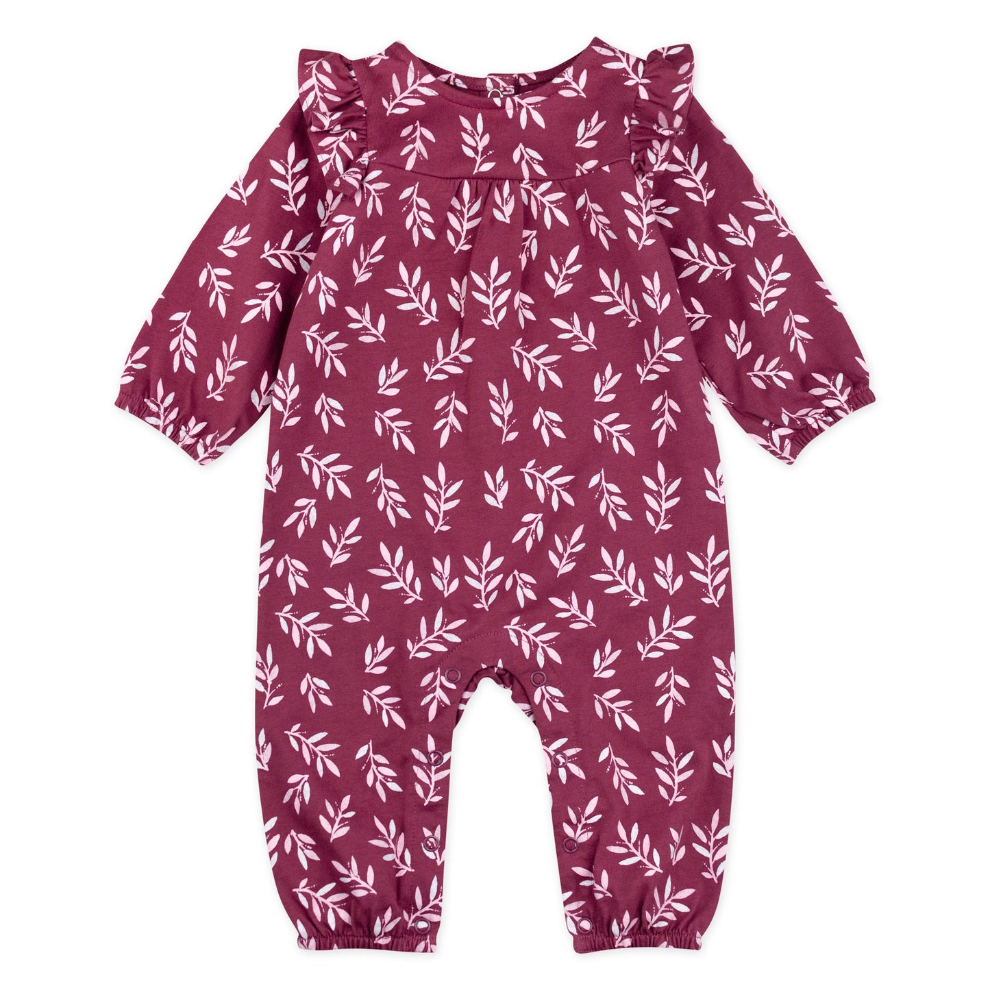 Girls Floral Coverall