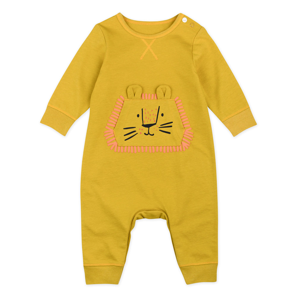 Organic Cotton Lion Gold Coverall
