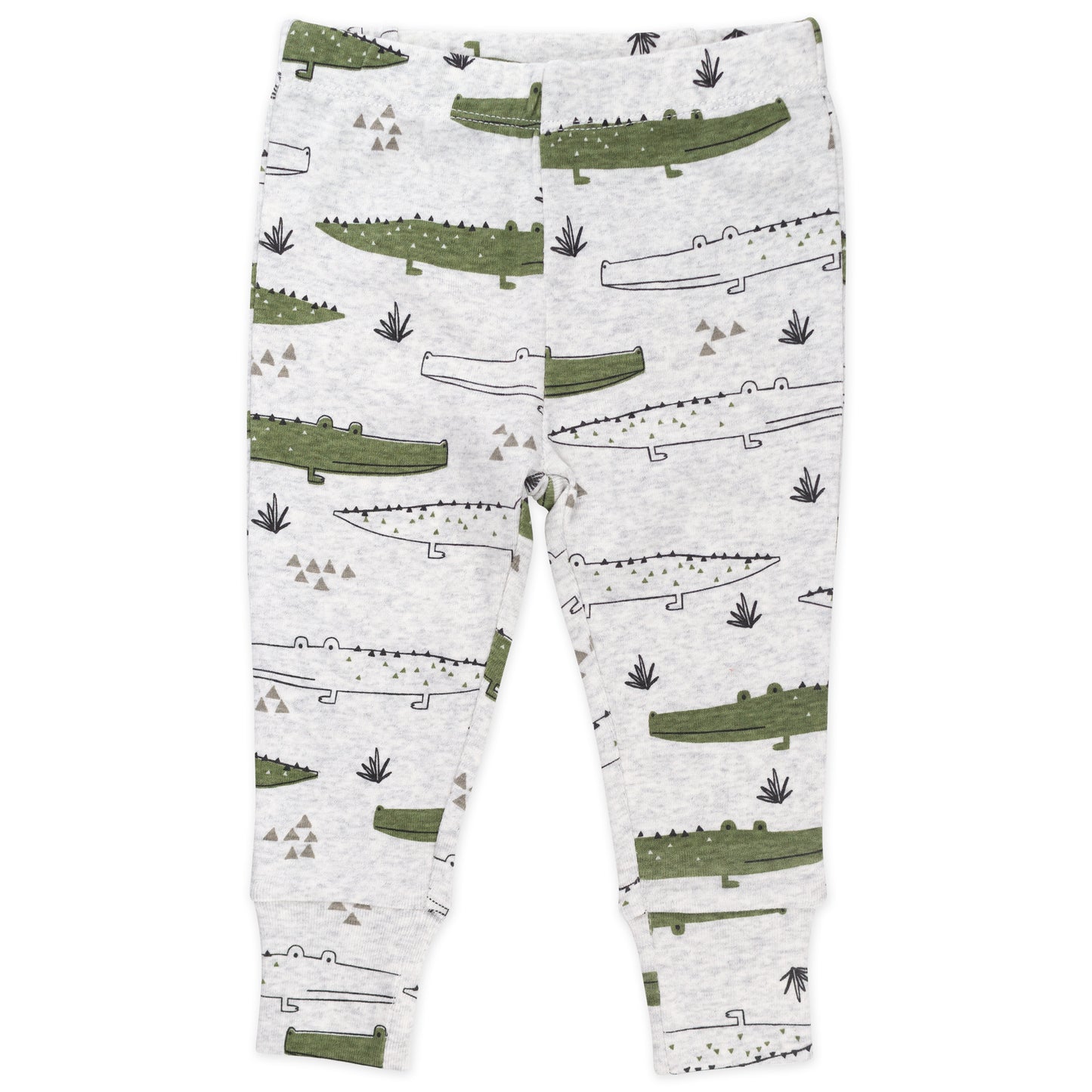 4-Piece Pajama Set in Crocodile Print