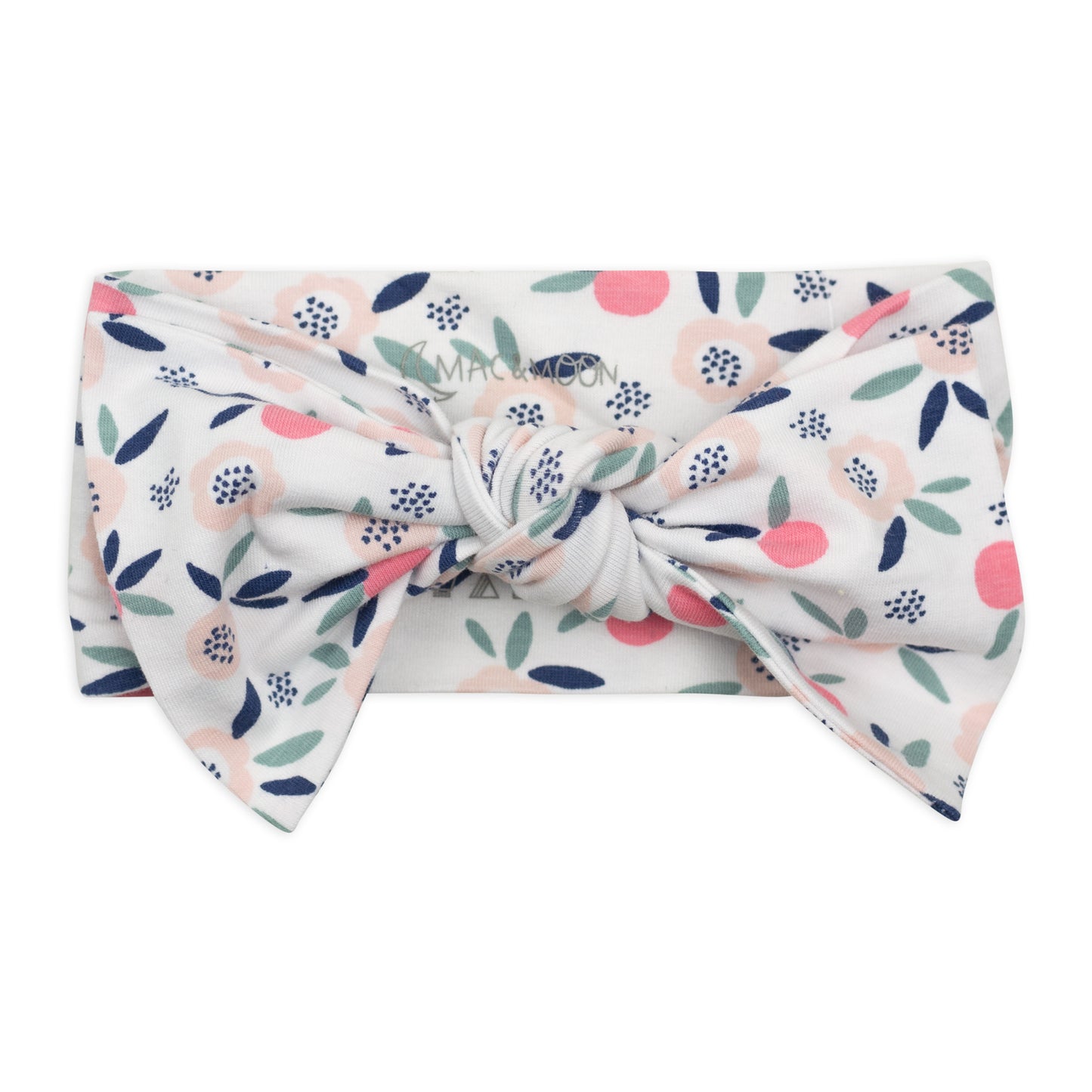 2-Pack Organic Cotton Headband in Bunny Floral Print