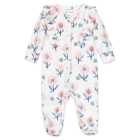 2-Pack Organic Cotton Sleep & Play in Bunny Floral Print