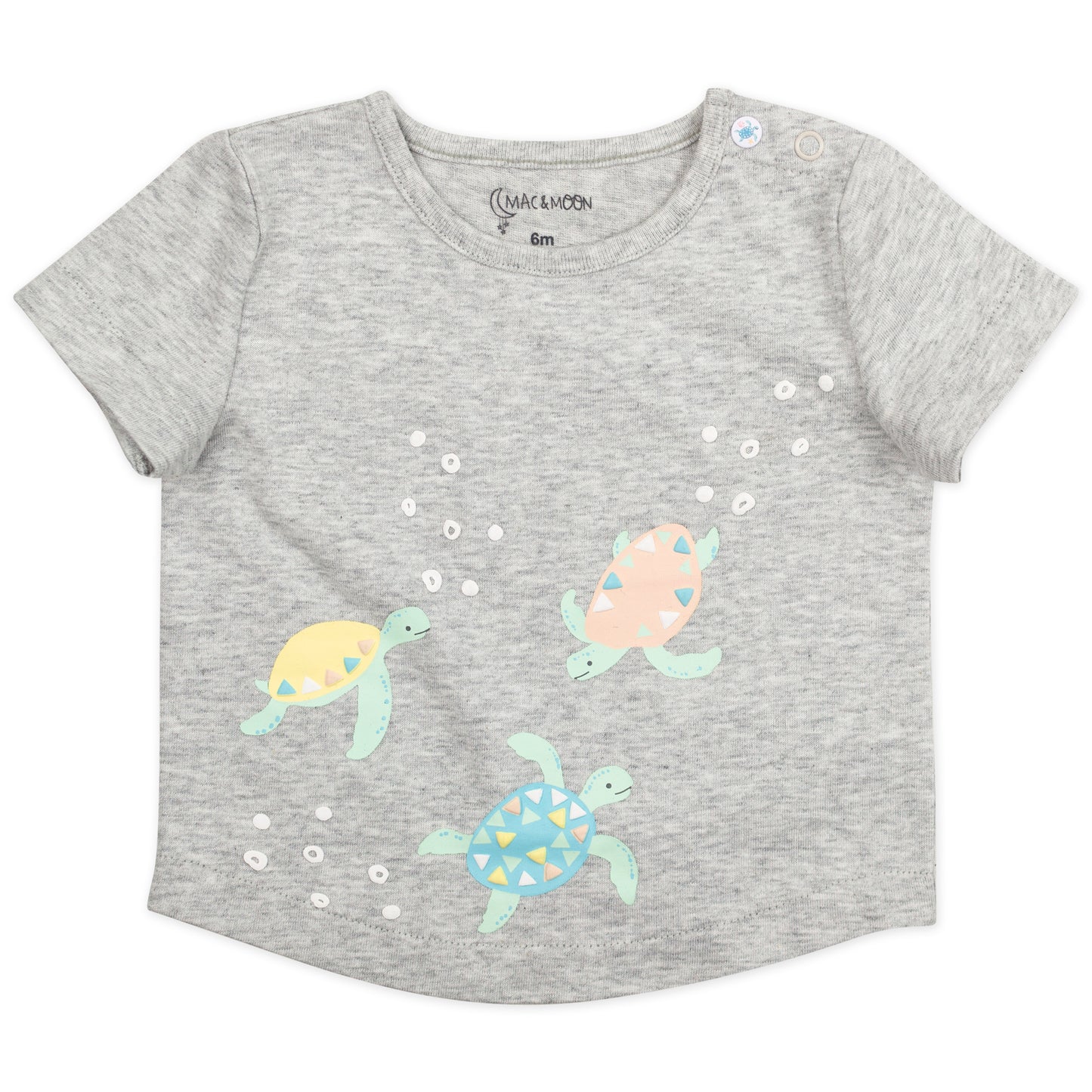 2-Pack Organic Cotton Tops in Turtle Print