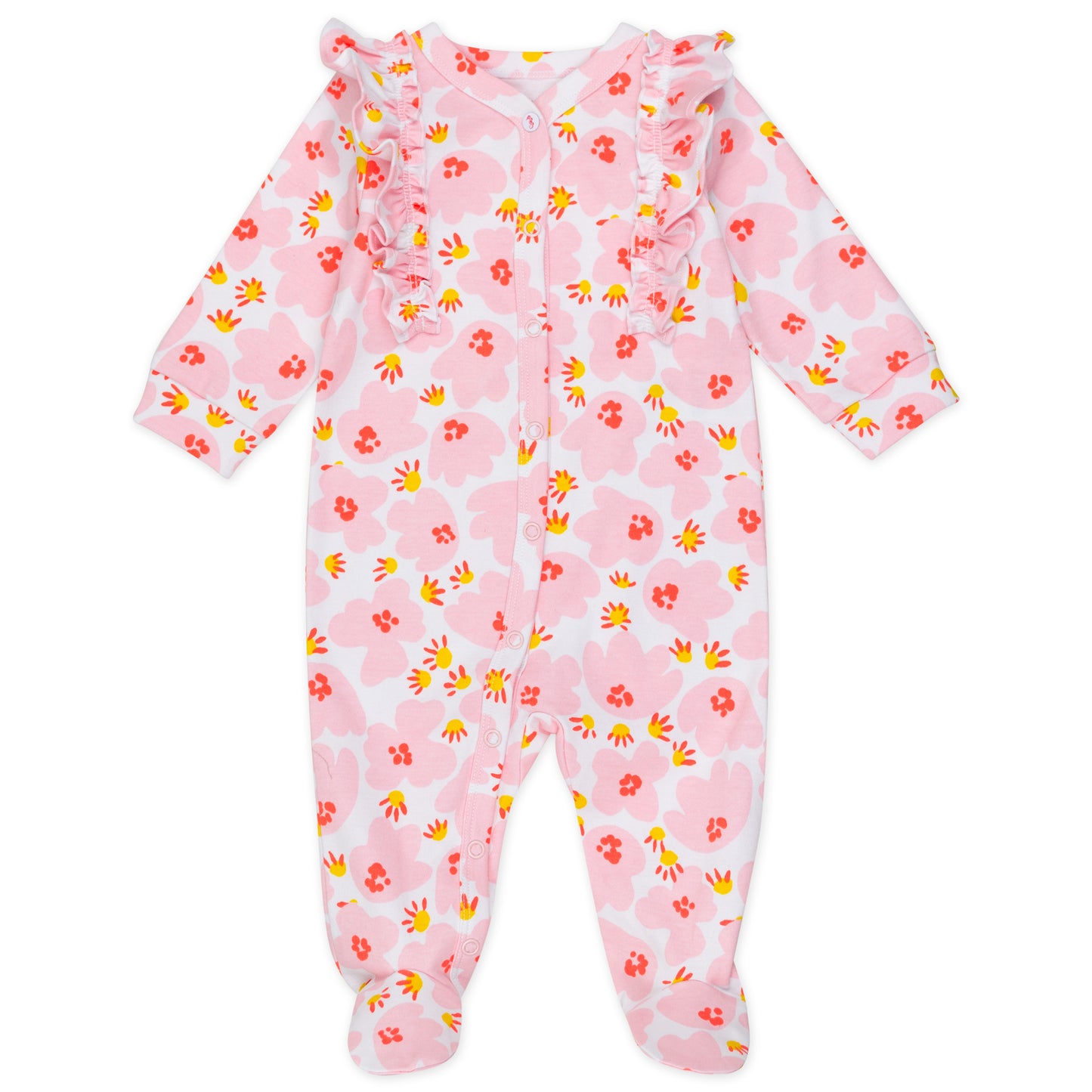 2-Pack Organic Cotton Sleep & Play in Coral Reef Print