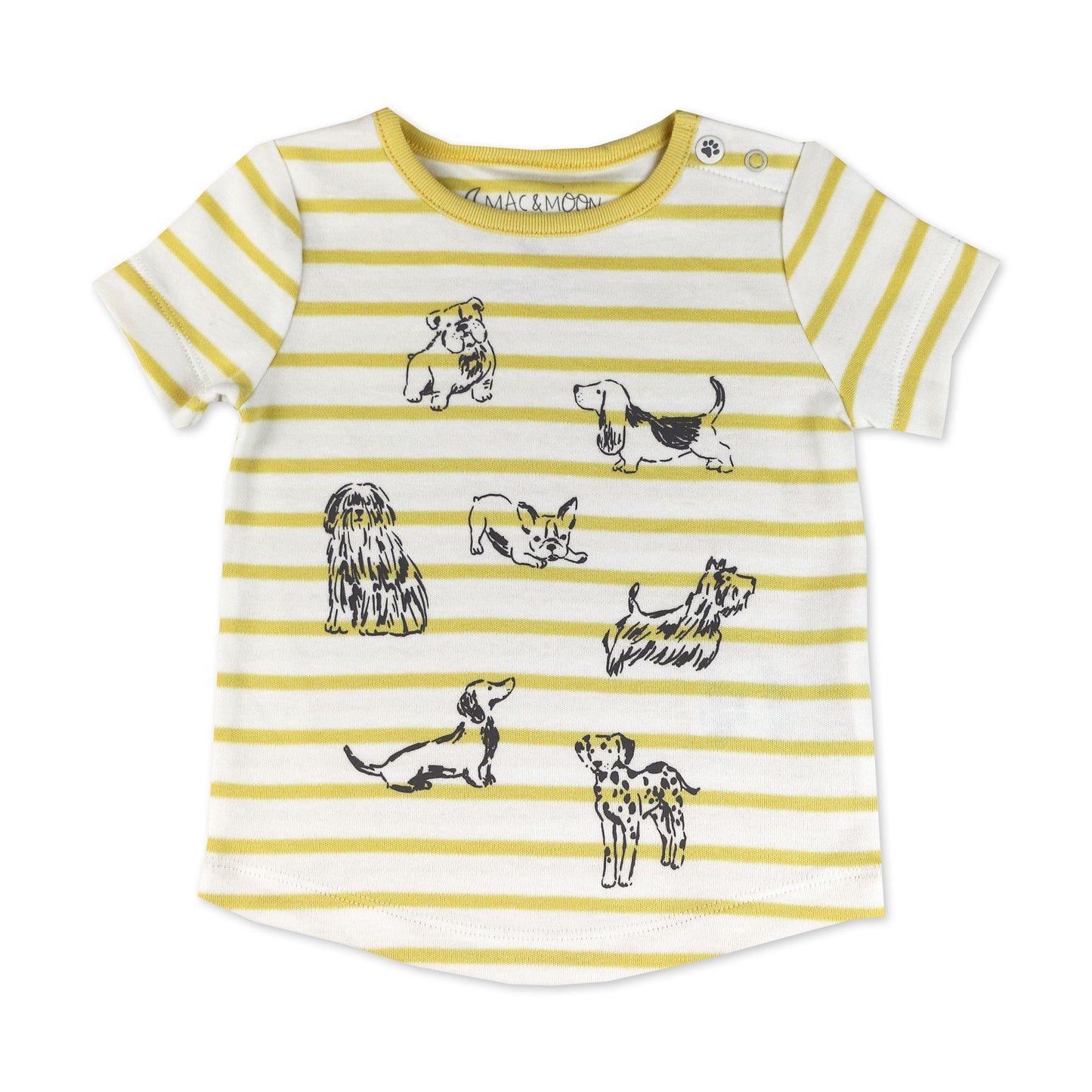 Organic Cotton 2-Piece Short Set in Furry Friends Print