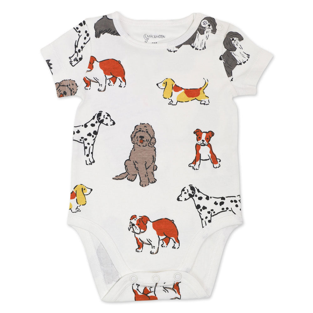 Organic Cotton 2-Pack Bodysuit in Furry Friends Print