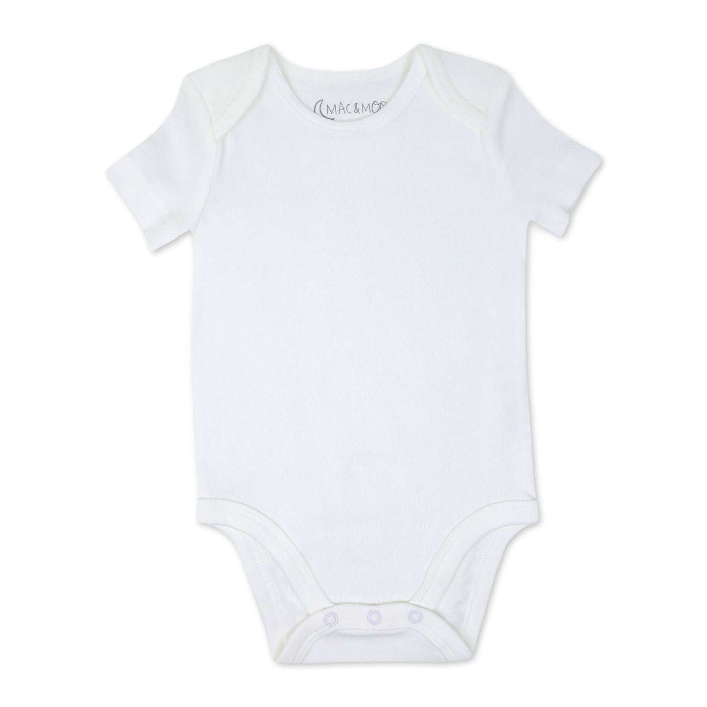 5-Pack Organic Cotton Bodysuit in Rhino Buddies Colors