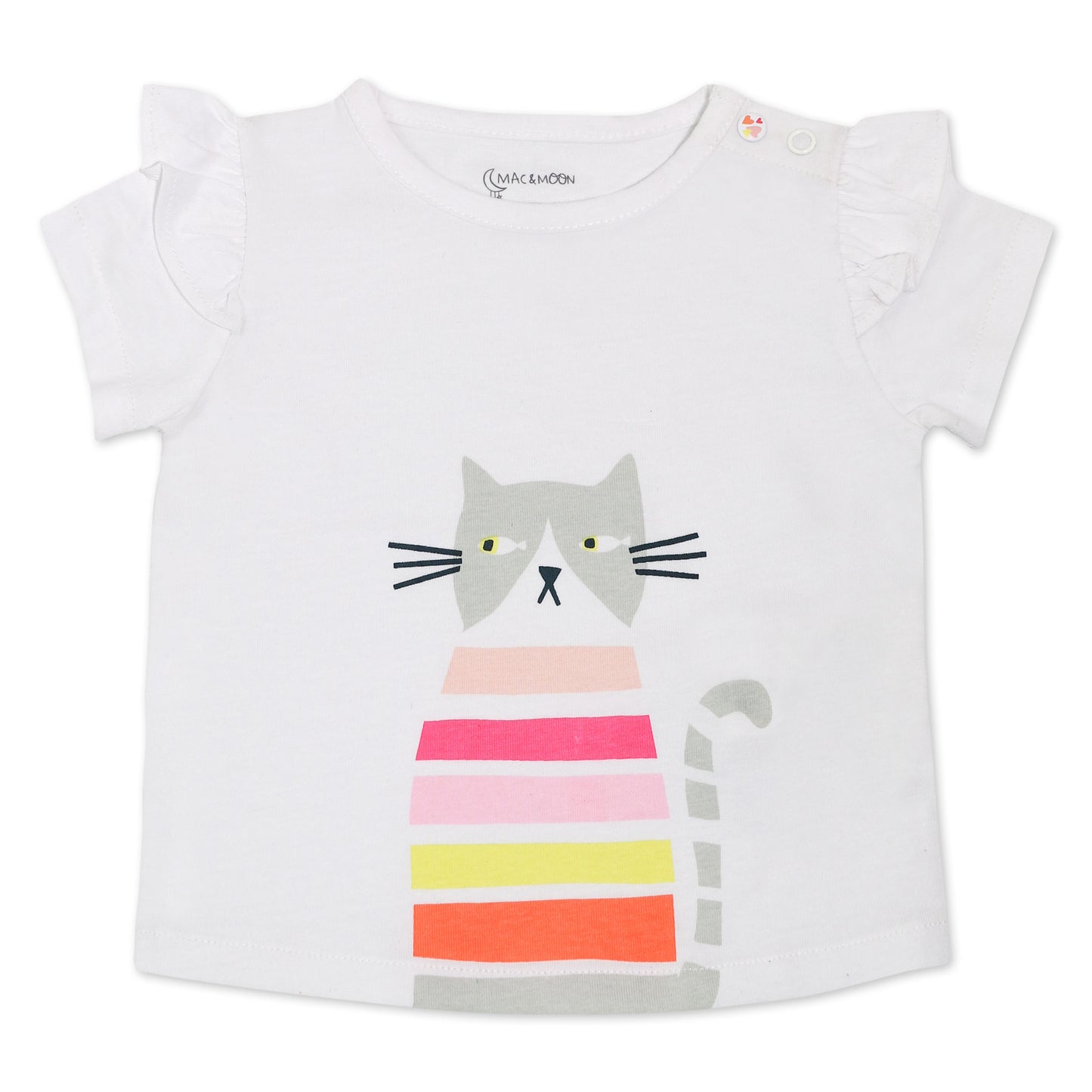 2-Pack Organic Cotton Tops in Caturday Print