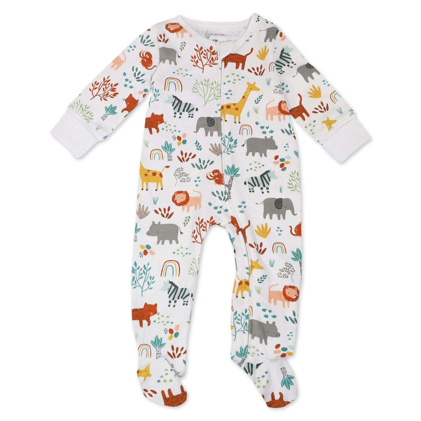 Organic Cotton 2-Pack Sleep & Play in Safari Pals Print