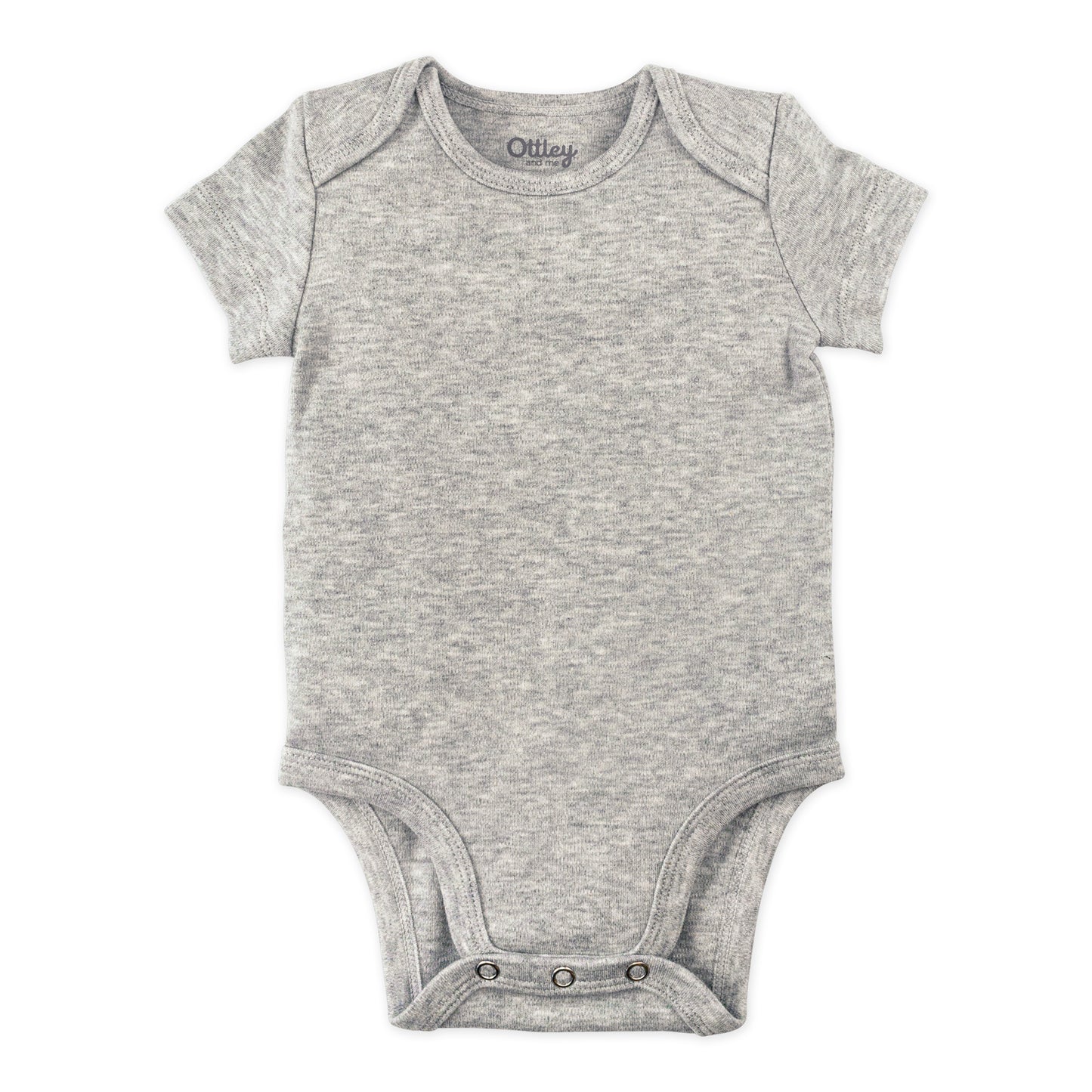 5-Pack Bodysuit in White, Heather Gray and Black