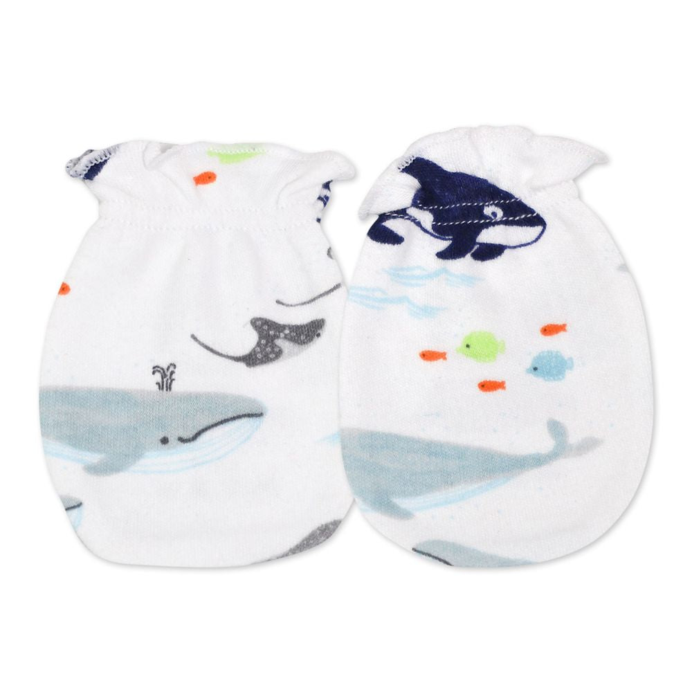 3-Pack Sweet Sea Life Mitt Set